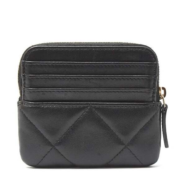 CHANEL Black Lambskin Leather Wallet - Picture 2 of 10